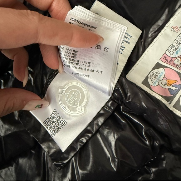 Moncler Enfant Kids Green Adilie goose Down puffer Jacket size 4 - Picture 8 of 11